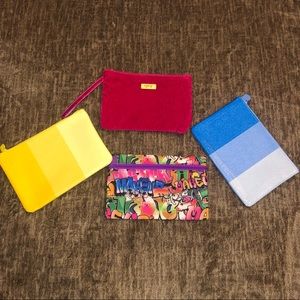 Bundle of 4 Ipsy Makeup Bags